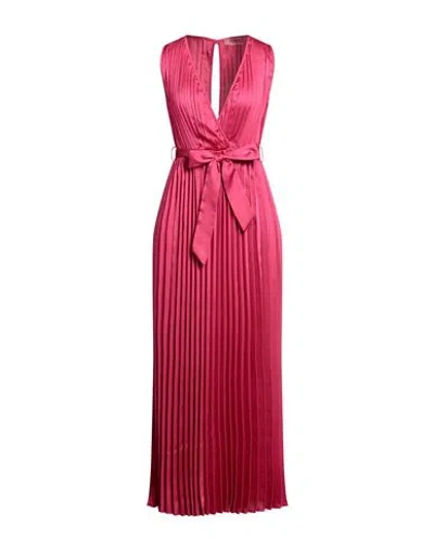 King Kong Woman Long Dress Fuchsia Size M Polyester In Pink