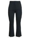 King Kong Woman Pants Midnight Blue Size 4 Viscose, Polyamide, Elastane In Black