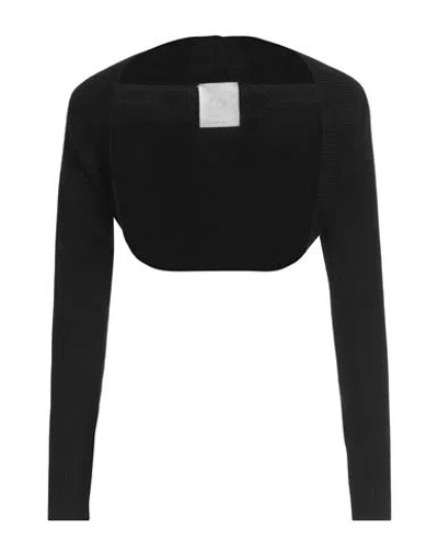 King Kong Woman Shrug Black Size M Viscose, Polyester, Polyamide