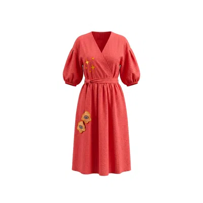 King Naked Women's Away From Reality Envelope Dress / Red