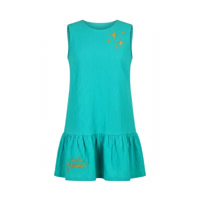 King Naked Women's Green Deep Night Dress