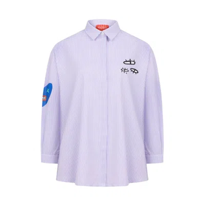 King Naked Women's Pink / Purple Monstrous Oversized Shirt