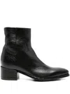 King Tartufoli 50mm Leather Zipped Boots