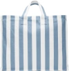 KING & TUCKFIELD BLUE & WHITE LARGE TOTE