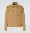 King & Tuckfield Cotton Jacket In Neutral