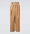 King & Tuckfield Weite Hose Aus Baumwolle In Gelb 