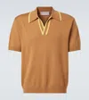 King & Tuckfield Wool Polo Shirt In Multicoloured