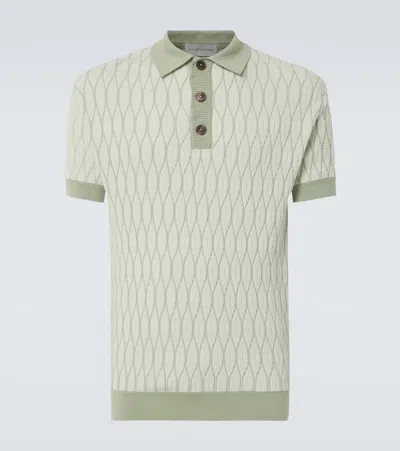 King & Tuckfield Wool Polo Jumper In Multicoloured
