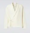 King & Tuckfield Wool Shirt In Beige