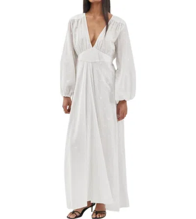 Kinga Csilla Asri Dreamer Maxi Dress In White