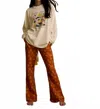 Kinga Csilla Women's Mohave Cassie Flare Pant In Orange In Orange