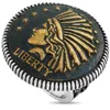 King Baby Silver Statement Headdress Ring In Multi