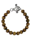 KING BABY STUDIO BROWN TIGER EYE BEAD BRACELET