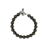 King Baby Studio 10mm Blue Tiger Eye Bracelet With Toggle Clasp