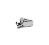 King Baby Studio Large Hamlet Skull Ring In Silver