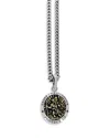 King Baby Studio Saint Christopher Pendant Necklace, 24 In Gold/silver