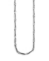 King Baby Studio Sterling Silver Small Paperclip Necklace, 24 In Silver
