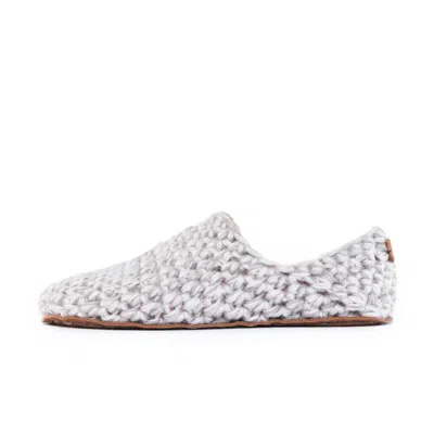Kingdom Of Wow Men's Neutrals Handmade Barefoot Bamboo Wool Slipper Socks In Chai In White