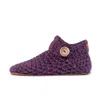 Kingdom Of Wow Women's Handmade Ankle Boot Slippers In Lavender Purple Unisex In Purple