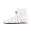 Kingdom Of Wow Women's Handmade Barefoot Boot Slippers In Snow White Unisex In White