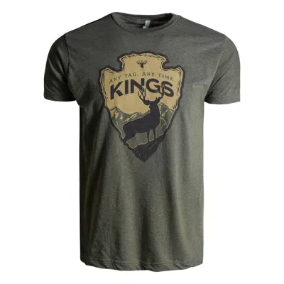 King's Camo Men's  Arrowhead T-shirt In Gray