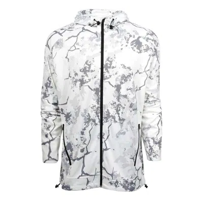 King's Camo Men's  Cover Up Hooded Shell Jacket In Gray