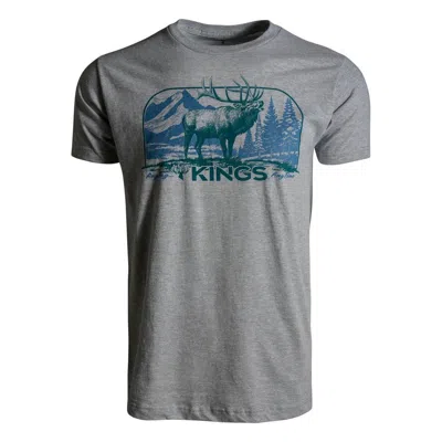 King's Camo Men's  Herd Bull T-shirt In Gray