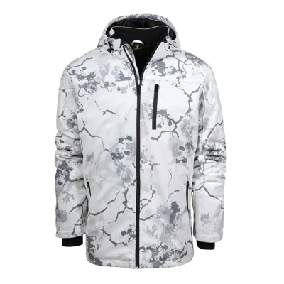 King's Camo Men's  Weather Pro Hooded Jacket In White