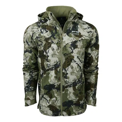 King's Camo Men's  Xkg Boulder Hooded Softshell Jacket In Green
