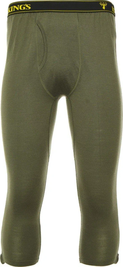 King's Camo Men's  Xkg Foundation 260 Zip Off Merino Base Layer In Green