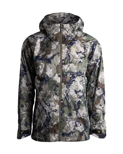 King's Camo Men's  Xkg Paramount Hooded Rain Jacket In Brown