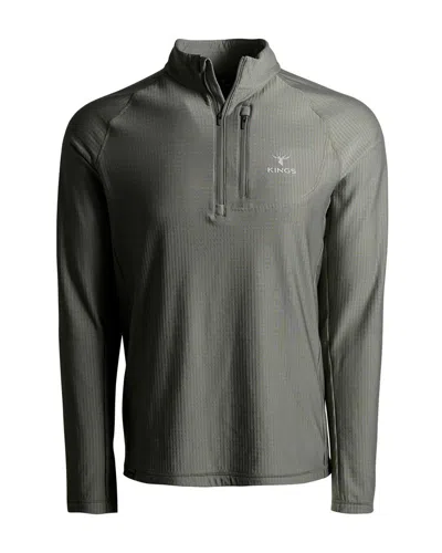 King's Camo Men's  Xkg Performance Fleece 1/4 Zip In Gray