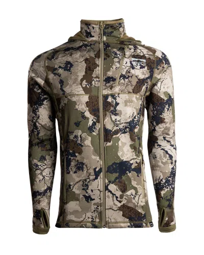 King's Camo Men's  Xkg Pinnacle Full Zip Hooded Softshell Jacket In Brown