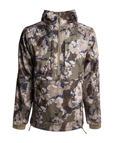 King's Camo Men's  Xkg Wind Defender Anorak Hooded Softshell Jacket In Gray