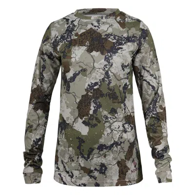 King's Camo Women's  Long Sleeve T-shirt In Multi