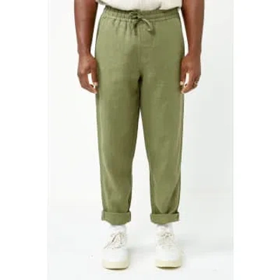 Kings Of Indigo Four Leaf Clover Martin Pants In Green