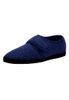Kingsize Adjustable Fleece Slippers In Blue