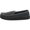 Kingsize Cotton Corduroy Slippers In Gray