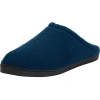 Kingsize Fleece Clog Slippers In Blue