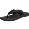 Kingsize Island Flip Flops In Black
