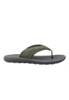 Kingsize Island Flip Flops In Green