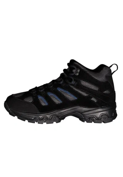 Kingsize Lace-up Hiking Boots In Black