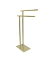 KINGSTON BRASS DOUBLE L SHAPE PEDESTAL TOWEL HOLDER