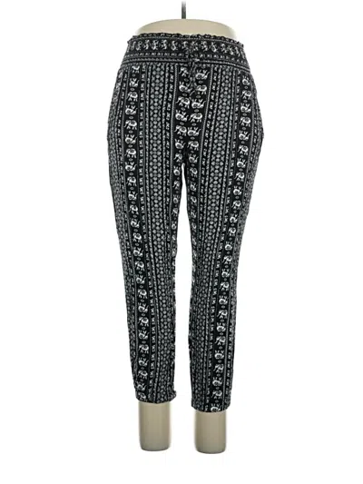 Pre-owned Kingston Grey Casual Pants In Black