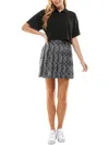 KINGSTON GREY JUNIORS WOMENS KNIT PLAID TWO PIECE DRESS