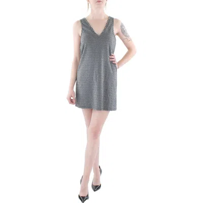 Kingston Grey Womens Knit Printed Sheath Dress In Multi