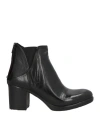 Kingston Woman Ankle Boots Black Size 6.5 Leather In Black