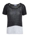 Kinit Woman Sweater Black Size M Cotton