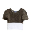 Kinit Woman Sweater Dark Green Size S Cotton