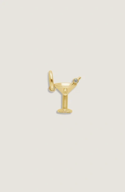 Kinn Dirty Martini Charm In Gold